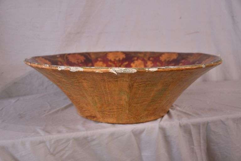 Large Paper Mache bowl; 5510263 R.H. Lee & Co. Auctioneers