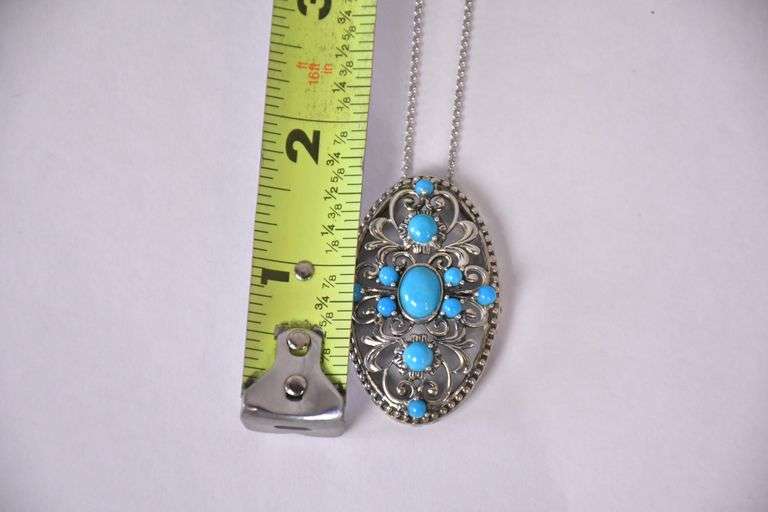 Paul Deasy "Gem Insider" sterling silver Sleeping Beauty turquoise