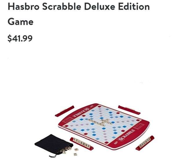 Scrabble Deluxe Edition Lexington Online Auction