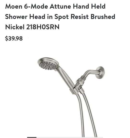 Moen 6 Mode Attune Hand Held Shower Head Lexington Online Auction