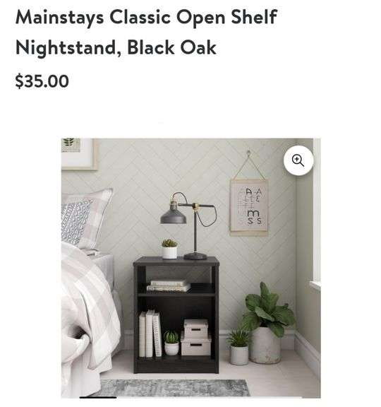 Mainstays Emery Night Stand Lexington Online Auction