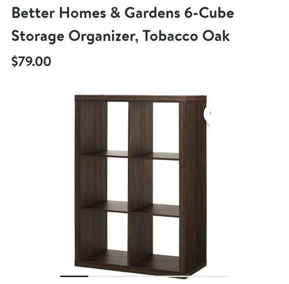 BHG 6 Cube Storage Organizer Lexington Online Auction