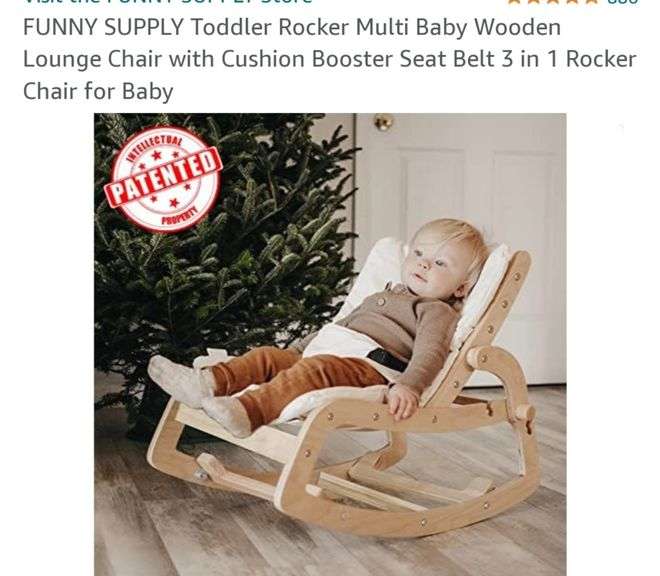 Funny Supply Toddler Wooden 3in1 Rocker Lexington Online Auction