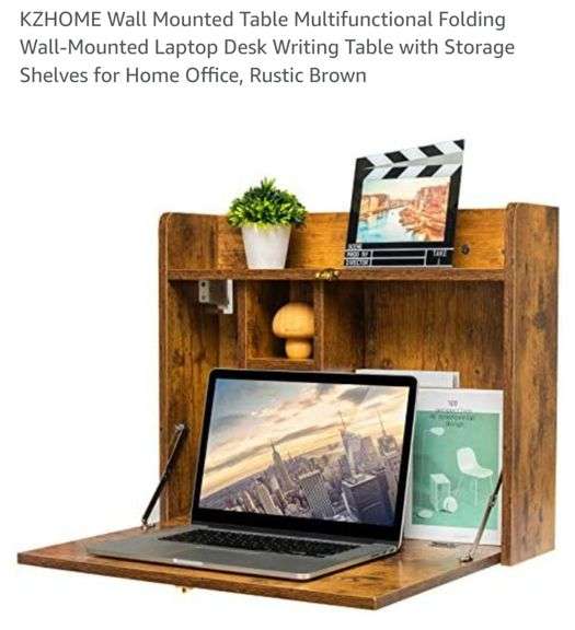 KZHOME Wall Mounted Table Multifunctional Folding WallMounted Laptop