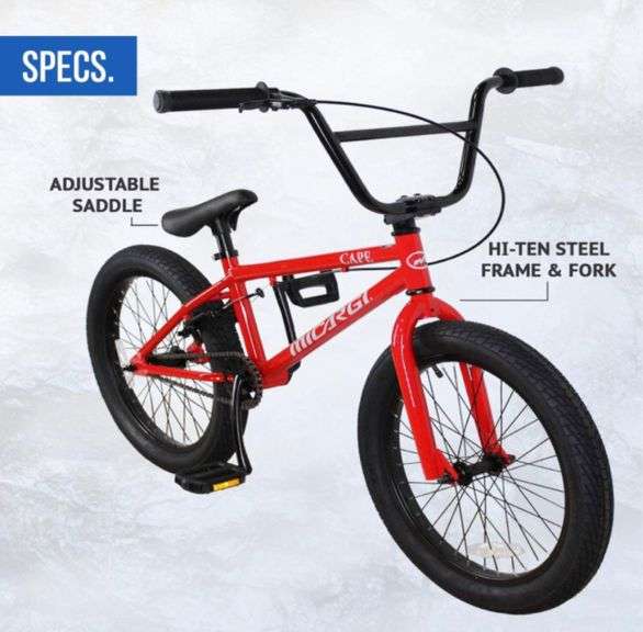 Micargi Maze Cape Sidewalk BMX Bike, 20inch Wheels, HiTen Steel Frame