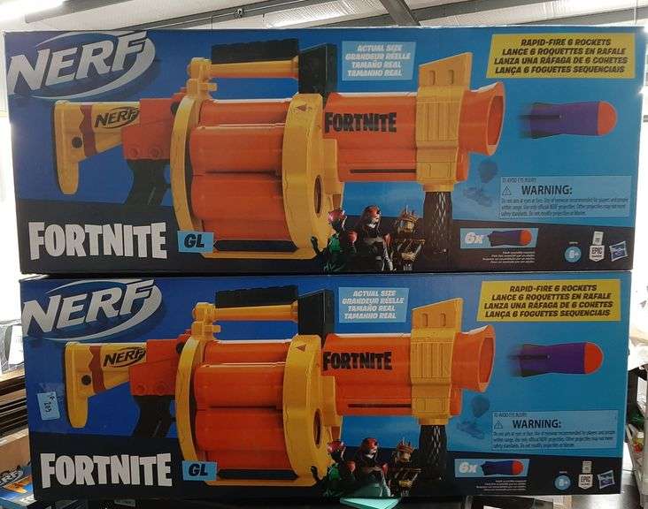 2pk Nerf Fortnite GL Blaster Lexington Online Auction