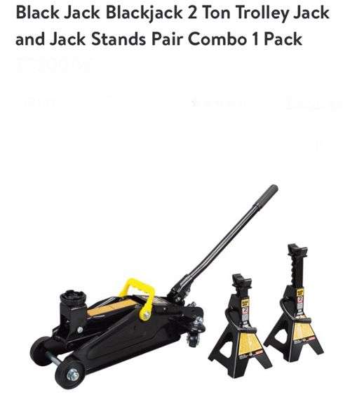 Black Jack 2 ton Hydraulic trolley jack with stand Lexington Online
