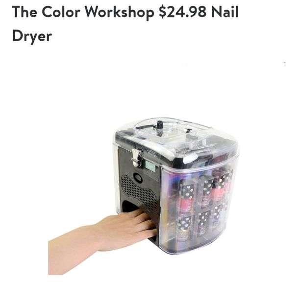 The Color Nail Dryer with Nail Polish & Accessories
