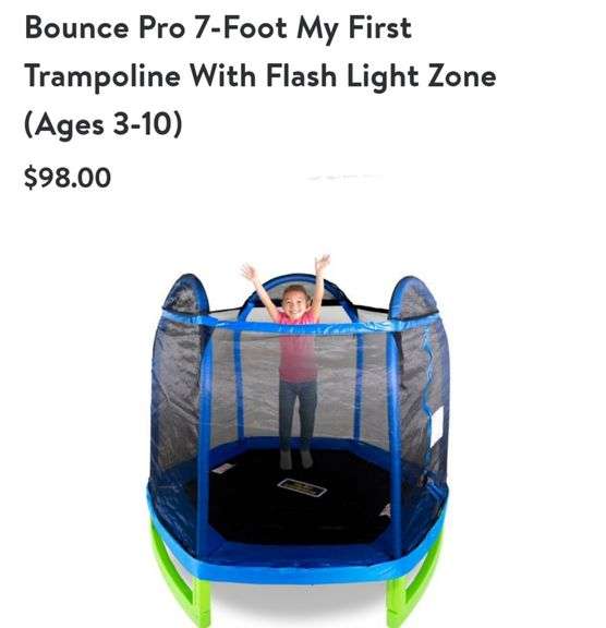 Bounce Pro 7' My First Trampoline Lexington Online Auction