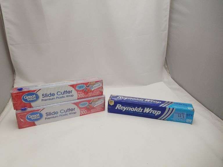2 Slide Cutter Plastic Wrap & Reynolds Wrap Lexington Online Auction