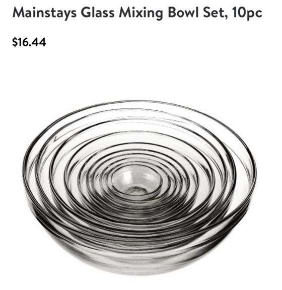 Mainstays 10pc mixing bowl set Lexington Online Auction