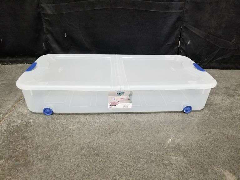 Sterilite Under Bed 66qt Latching Storage Container Lexington Online