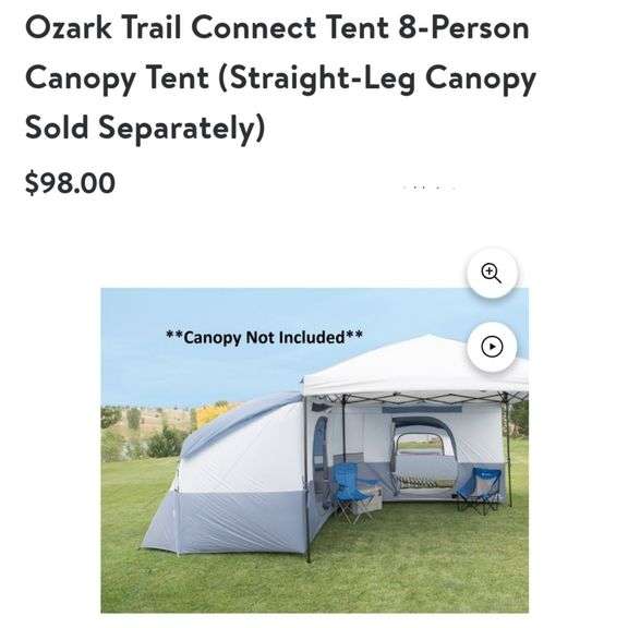 Ozark Trail L Shaped Connect Tent Lexington Online Auction
