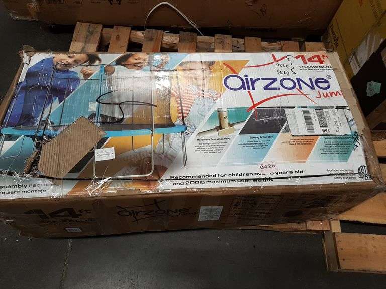 Airzone 14' Trampoline with Safety Enclosure Lexington Online Auction