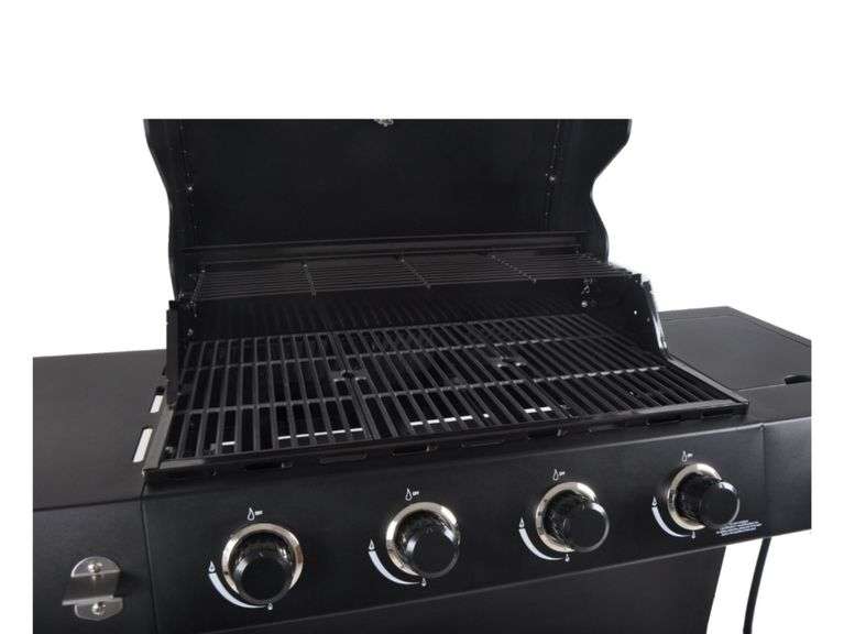 RevoAce 4 Burner Gas Grill with Side Burner Lexington Online Auction