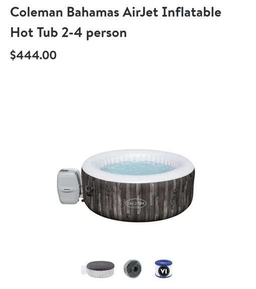 Coleman Bahamas AirJet Inflatable Hot Tub Lexington Online Auction