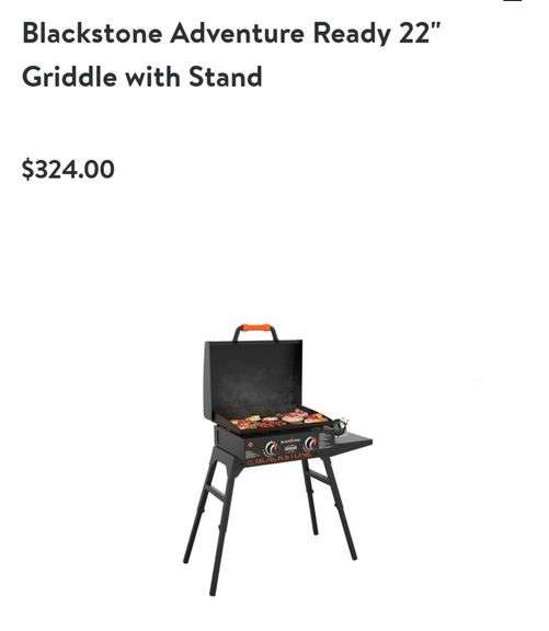 Blackstone 22" Adventure Ready Griddle Grill Lexington Online Auction