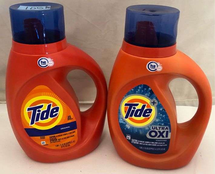 Tide Ultra Oxi & Original 25 & 24 Loads Lexington Online Auction
