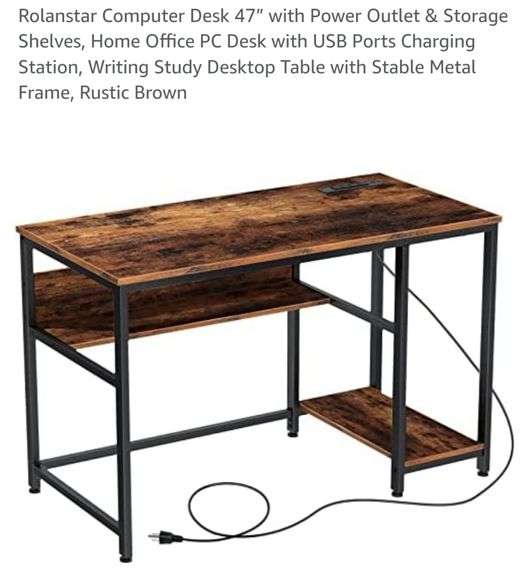 Rolanstar 47" Computer Desk Lexington Online Auction