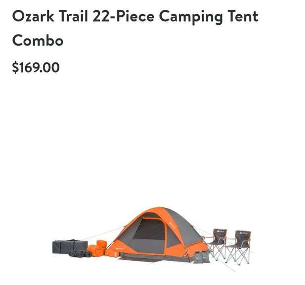 Ozark Trail 22pc Complete Camping Combo Lexington Online Auction