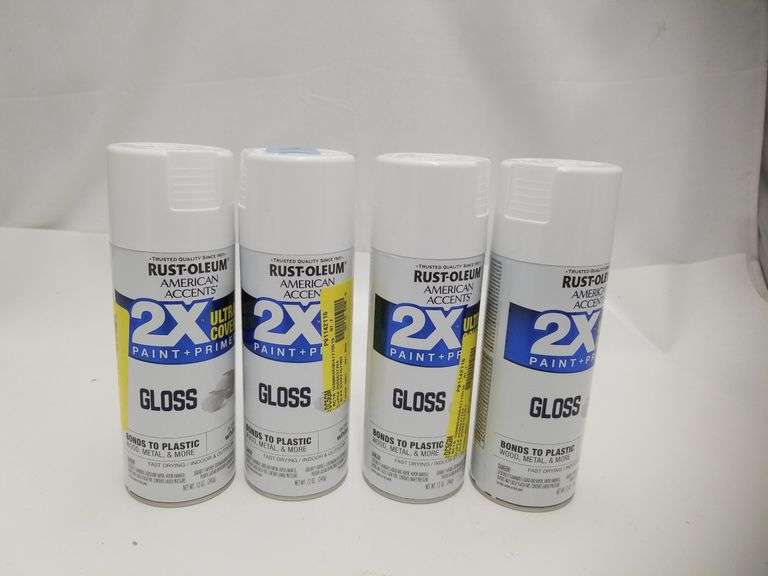 4 Rustoleum White Gloss Paint Lexington Online Auction