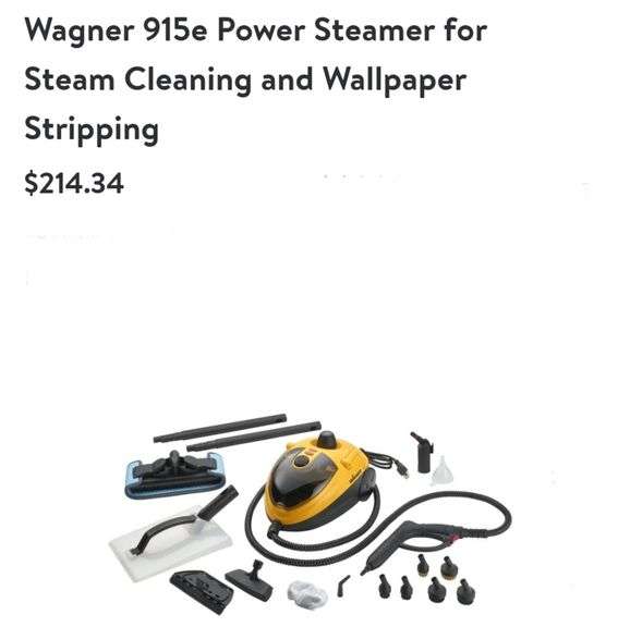 Wagner 915e Power Steamer For Steam Cleaning & Wallpaper Stripping