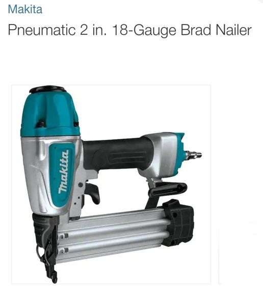 Makita Pneumatic 2 in. 18Gauge Brad Nailer Lexington Online Auction