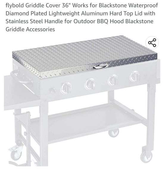 flybold Griddle Cover 36" Works for Blackstone Waterproof Diamond
