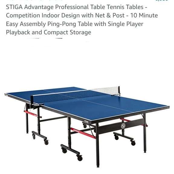 STIGA Advantage Professional Table Tennis Tables Competition Indoor