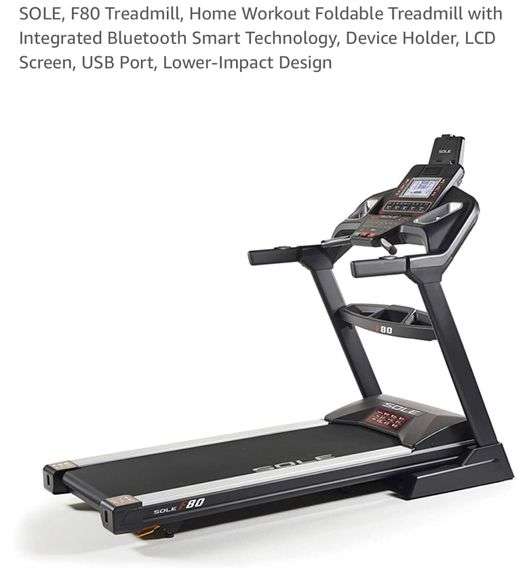 Sole F80 2020 Model Treadmill Lexington Online Auction