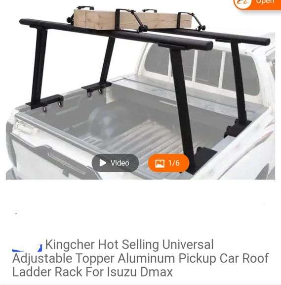 Kingcher Hot Selling Universal Adjustable Topper Aluminum Pickup Car