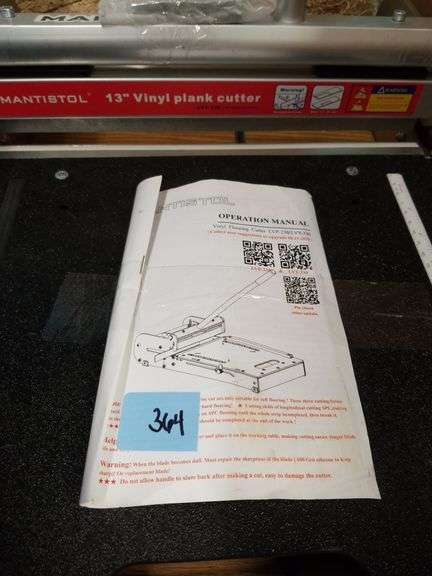 Tagliavinile Manuale LVP-231 - Per Pavimenti LVT, LVP, PVC, WPC, Larghezza Taglio 22.6 Cm