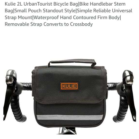 Kulie 2L UrbanTourist Bicycle BagBike Handlebar Stem BagSmall Pouch