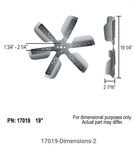 19'' Heavy Duty Stainless Steel Standard Rotation Flex Fan, Black Hub