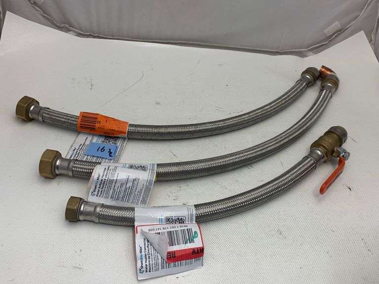 2 Water Softener Flex Hose & 1 Water Heater Connector Lexington