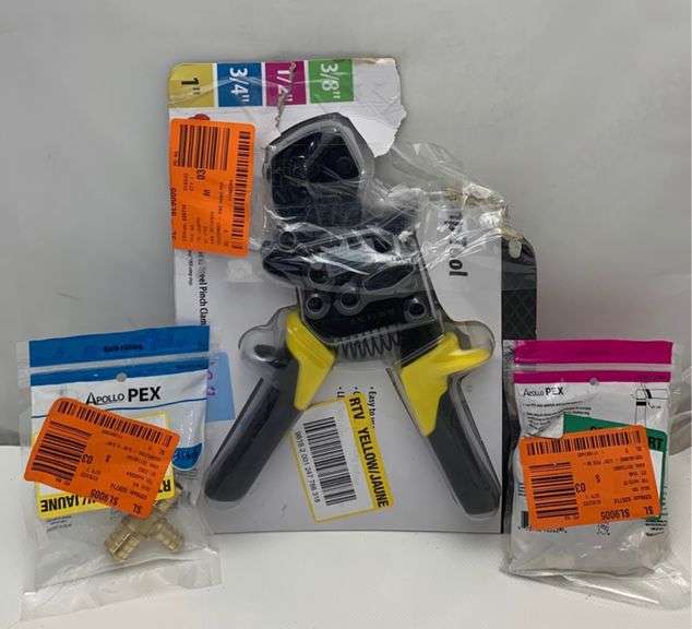 3/8 in. to 1 in. 1Hand PEXB Pinch Clamp Tool, 3/4 in. x 3/4 in. x 1/2