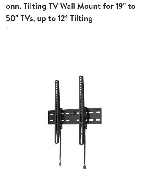 Hang ONN Tilting TV Wall Mount 1950" TVs Lexington Online Auction