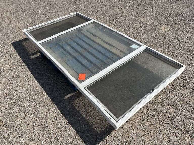 (1)pc UNUSED 95.5 x 47.5 Vinyl Dble Pane Windows-F