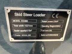 UNUSED EG360 Skid-Steer 23HP Track Loader