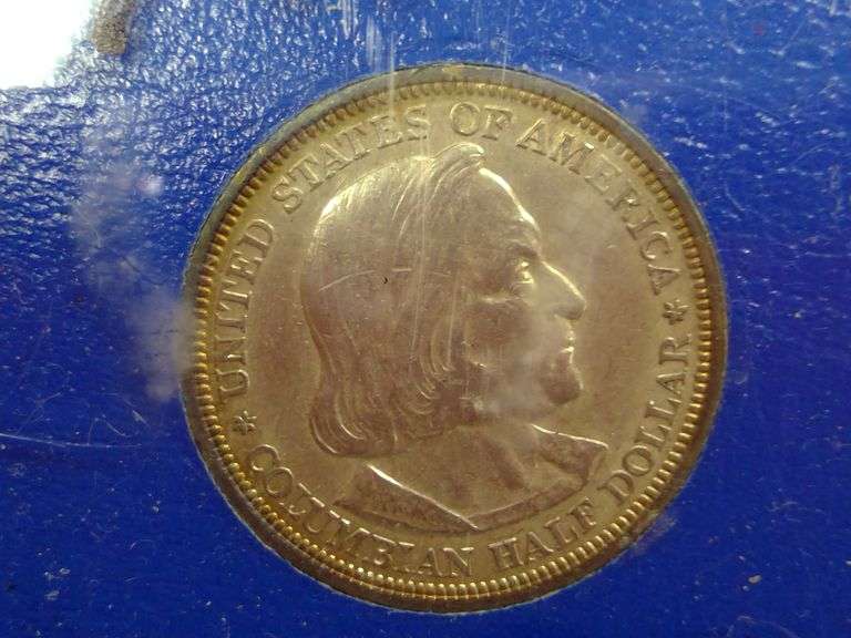 1893 World's Colombian Exposition Chicago Silver Coin