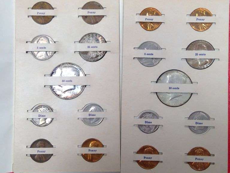 C&P Telephone Company Coin Sets.  Some silver coins
