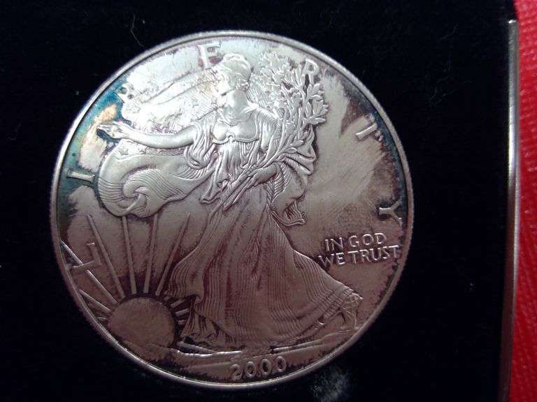 Silver 2000 Silver 2000 1 oz American Eagle - Land of Goshen Auction House
