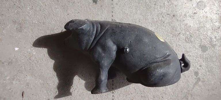 Cast Iron Pig Bank