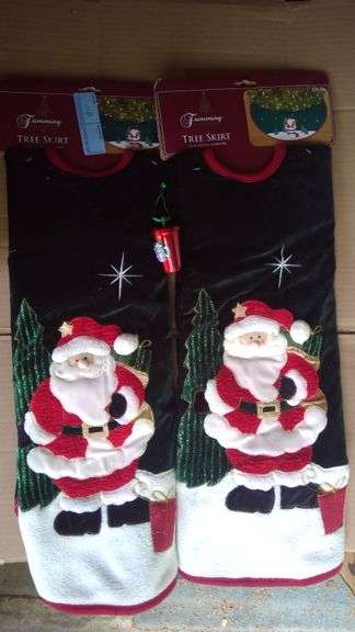 2 New Christmas Tree Skirts
