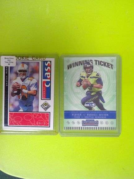 Peyton Manning, Drew Brees Rookie Cards, Russell Wilson, Carson Wentz and more NFL Football Cards