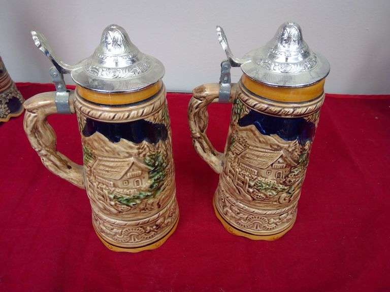 2 APEX Musical Beer Steins