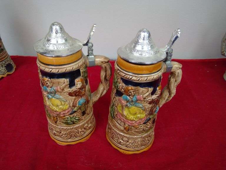 2 APEX Musical Beer Steins