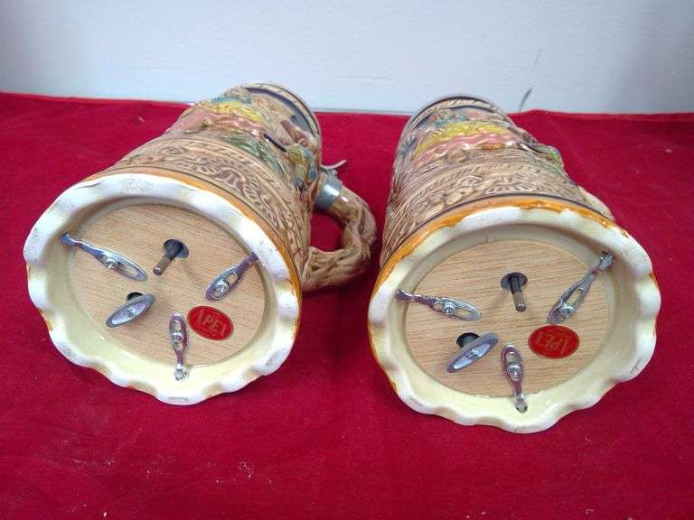 2 APEX Musical Beer Steins