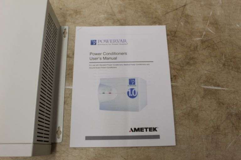 Powervar power Conditioner Lee Real Estate & Auction Service