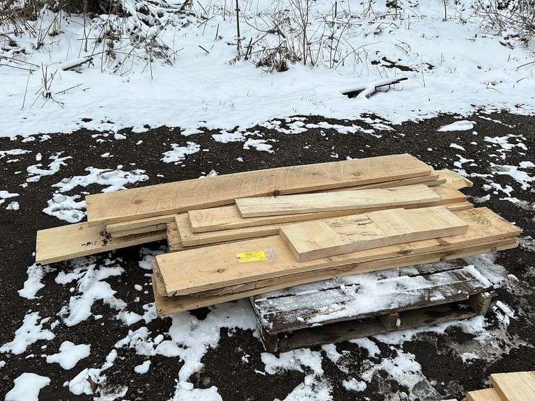 (12) Rough Cut Pine Boards Lee Real Estate & Auction Service